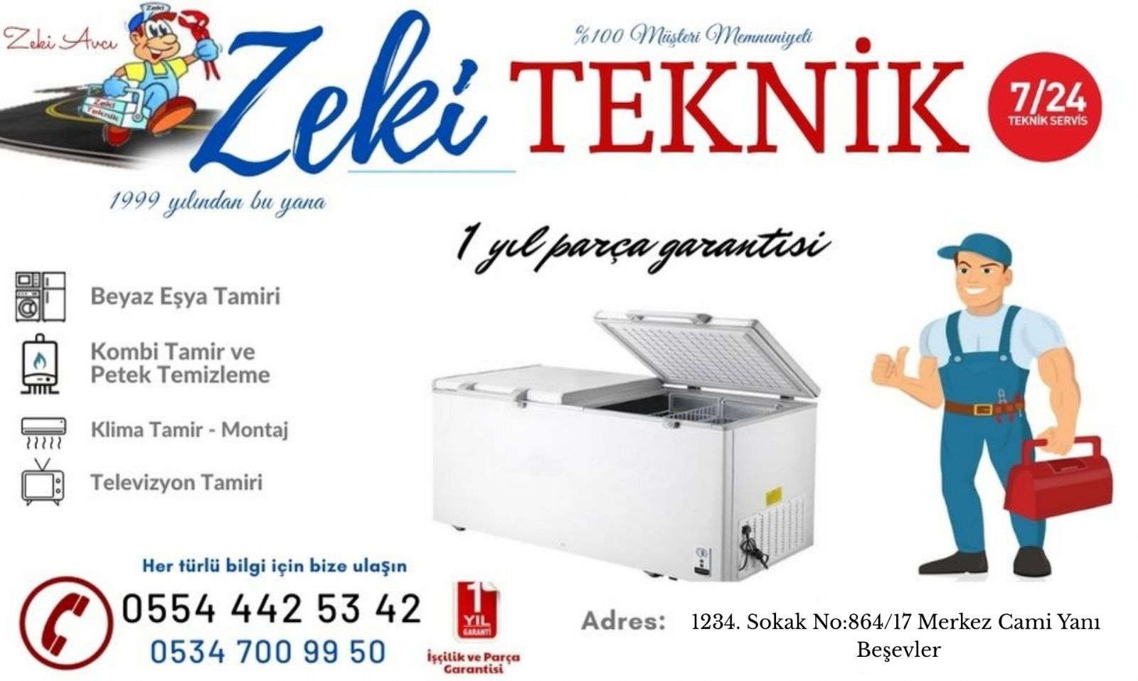 Beşevler Derin Dondurucu Tamiri